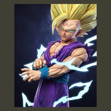 孫御飯　SSJ2　ドラゴンボール　DragonBall　フィギュア　ガレージキット　未塗装未組立　レジン　ガレキ　1/7