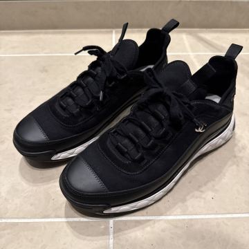 メンズ　43 CHANEL シャネル スニーカー マトラッセ ブラック ホワイト