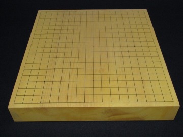 本榧 卓上 碁盤 厚さ6.5cm 重さ5.6kg 囲碁 Ee08-8570[GGG]