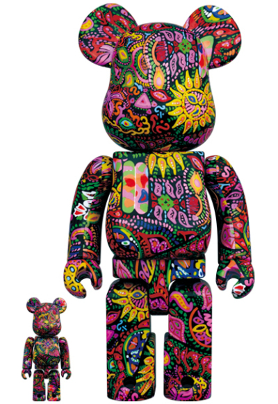 新品 未開封 Psychedelic Paisley BE@RBRICK 100％ & 400％ X JAPAN hide ベアブリック メディコムトイ MEDICOM TOY 