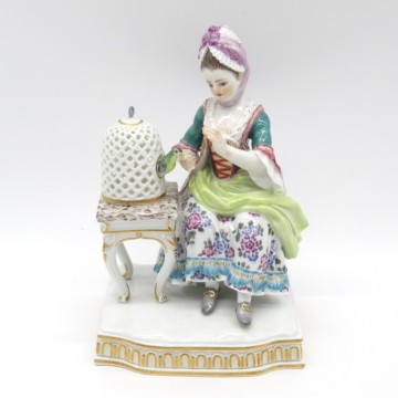 1円〜 Meissen マイセン E4 五感の寓意 感覚 フィギュリン ※同梱不可
