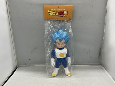 【1円スタート】プレックス DRAGONBALL超スーパー ドラゴンボールレトロソフビコレクション SSGSSベジータ 進化Ver