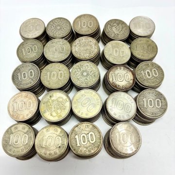 ■【買取まねきや】古銭 100円銀貨 鳳凰 稲穂 東京オリンピック 記念硬貨 総重量：1143.27ｇ 計236点■