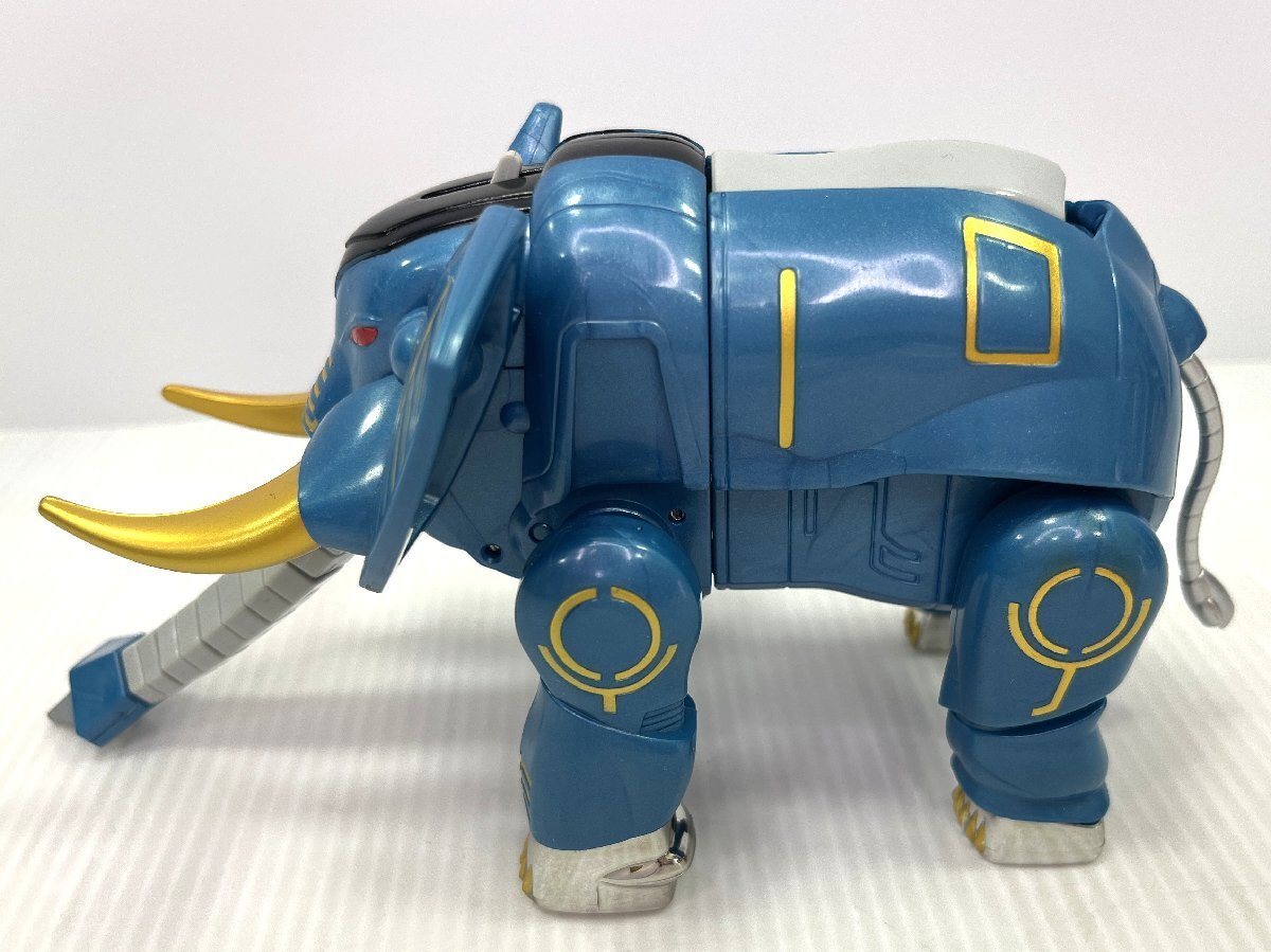  【中古品】BANDAI 百獣戦隊 ガオレンジャー POWERANIMAL 1 ガオエレファント バンダイ パワーアニマルシリーズ フィギュア 玩具 gm5-40