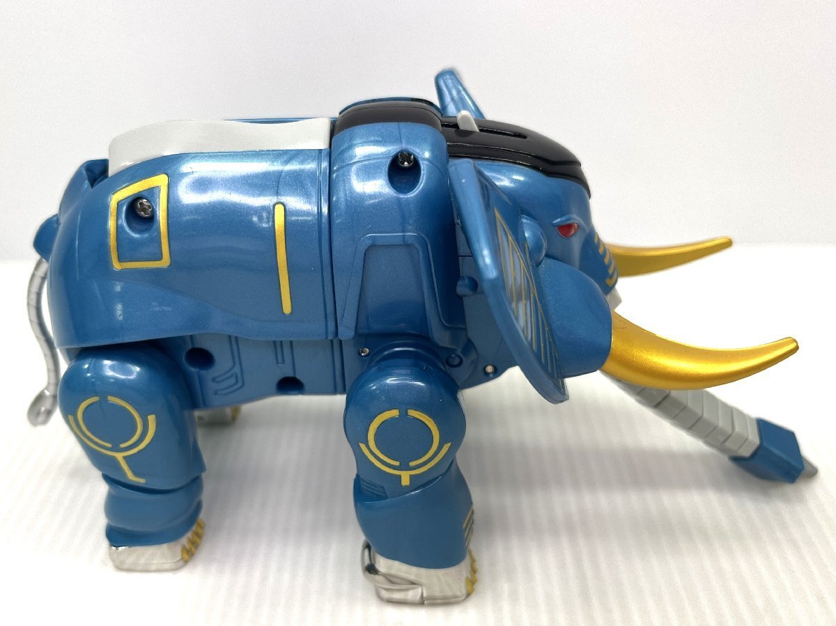  【中古品】BANDAI 百獣戦隊 ガオレンジャー POWERANIMAL 1 ガオエレファント バンダイ パワーアニマルシリーズ フィギュア 玩具 gm5-40