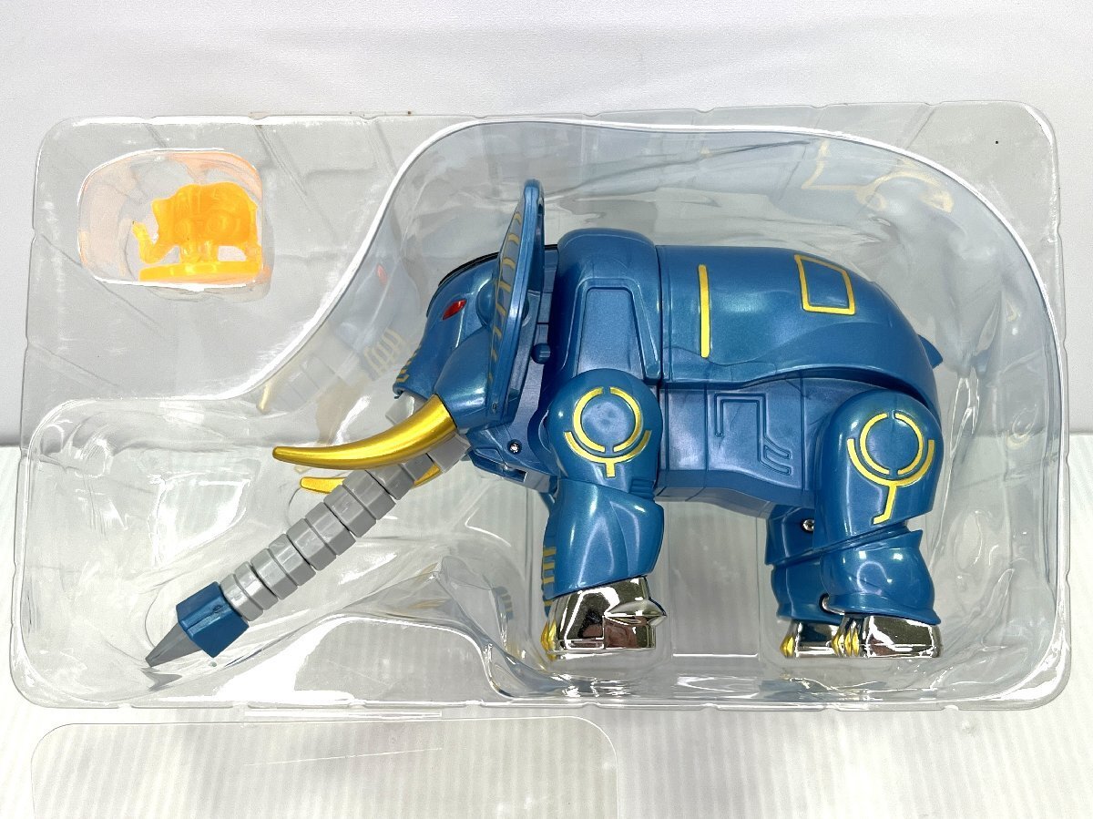  【中古品】BANDAI 百獣戦隊 ガオレンジャー POWERANIMAL 1 ガオエレファント バンダイ パワーアニマルシリーズ フィギュア 玩具 gm5-40