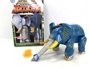 【中古品】BANDAI 百獣戦隊 ガオレンジャー POWERANIMAL 1 ガオエレファント バンダイ パワーアニマルシリーズ フィギュア 玩具 gm5-40
