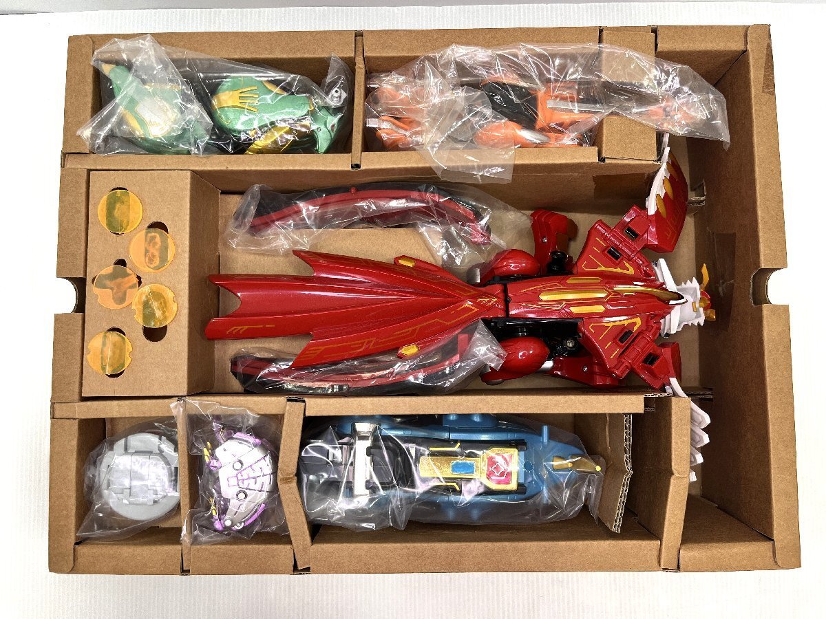  【中古品】BANDAI DX 百獣合体 ガオイカロス 百獣戦隊 ガオレンジャー バンダイ フィギュア 玩具 gm5-47