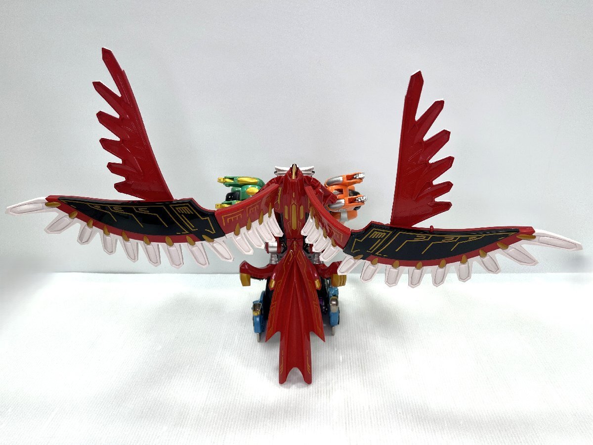  【中古品】BANDAI DX 百獣合体 ガオイカロス 百獣戦隊 ガオレンジャー バンダイ フィギュア 玩具 gm5-47