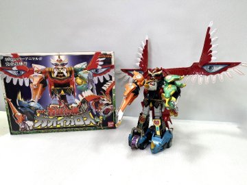 【中古品】BANDAI DX 百獣合体 ガオイカロス 百獣戦隊 ガオレンジャー バンダイ フィギュア 玩具 gm5-47