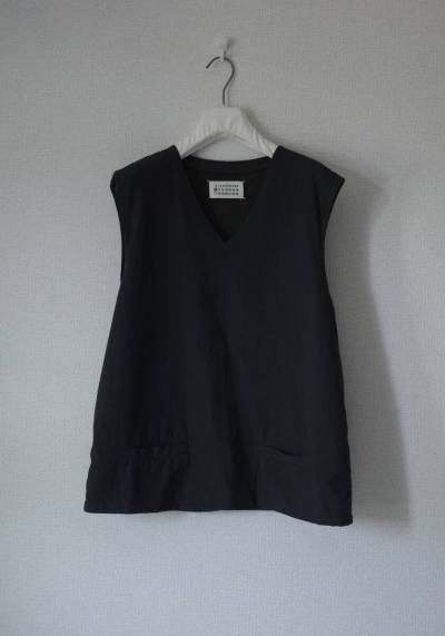 2001メンズ初期 MAISON MARTIN MARGIELA メゾンマルタンマルジェラ 異素材ドッキングベスト アーティザナル