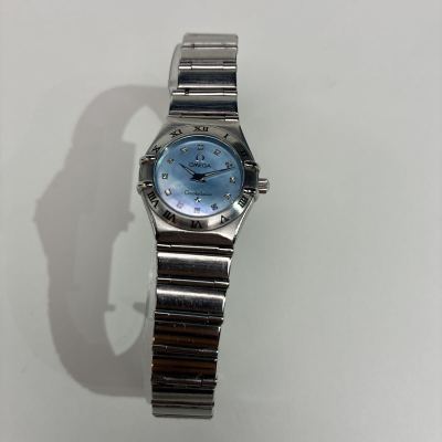 OMEGA オメガ コンステレーション クォーツ 腕時計 ミニ 12Pダイヤ 稼働品 Constellation