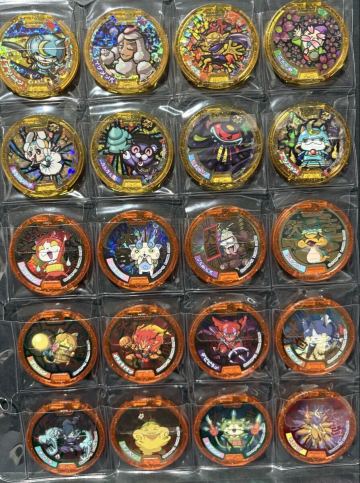 1円スタート　妖怪ウォッチ 妖怪メダル 大量セット まとめ売り　ブシニャン　ガム1 激レア　レジェンド