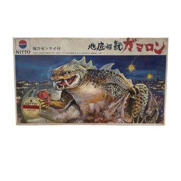 ●【NITTO】地底怪獣 ガマロン 強力ゼンマイ付 元箱付 玩具 昭和レトロ 当時物 未開封★31866