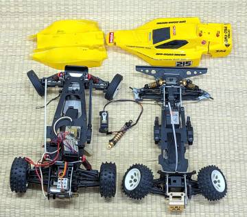 ジャンク■京商 オプティマ・アルティマ２台まとめて■４ＷＤバギー シャーシ