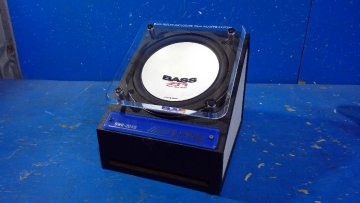 (S)　ALPINE アルパイン サブウーファーシステム SWR204D 20㎝ BASS ZR music max 500 実働品 ウーファーBOX