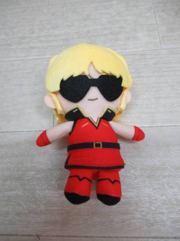17/L036★グッズ★「機動戦士Zガンダム」Chibiぬい おすわりマスコット【クワトロ・バジーナ】★ちびぬい★ぬいぐるみ★中古 現状品