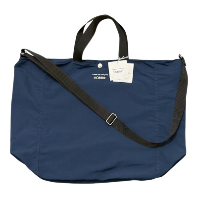 新品・タグ付き COMME des GARCONS HOMME ギャルソンオム ショルダーバッグ 2WAY トートbag NAVY
