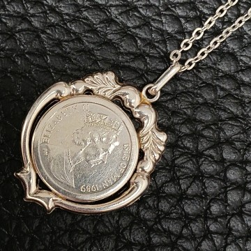 (B052104) ptIG/Pt850 プラチナ インゴット キャット 1/25oz コイン ネックレス トップ ペンダント チャーム アクセサリー 猫 エリザベス