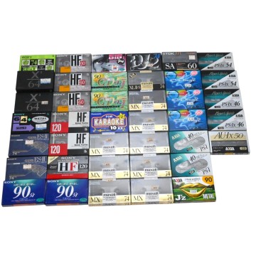 未開封未使用 カセットテープ 41本まとめ SONY/maxell/AXIA/TDK/DENON/Panaonic 出品代行BB AA-092