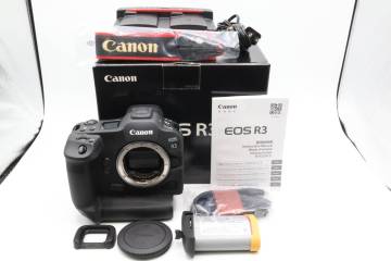 「みんカメ」M222 防湿庫保管 レリーズ 1000回以下 Canon キヤノン EOS R3 DS126835 キャノン デジカメ ミラーレス 動作確認済み