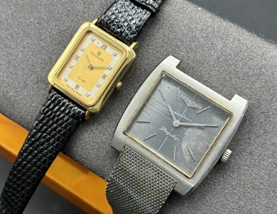 1円スタート LONGINES ロンジン WALTHAM ウォルサム 腕時計 2点 まとめ うち1点可動品 手巻き クォーツ メンズ ベルト破損 現状品 AY051527