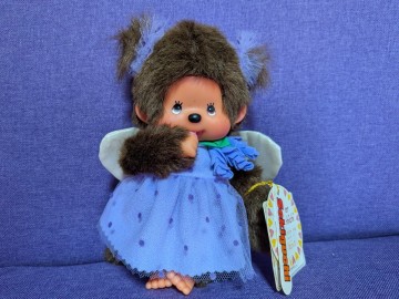 ★美品★モンチッチ★もんちっち★セキグチ★フラワー　モンチッチ★ラベンダー★Sサイズ★