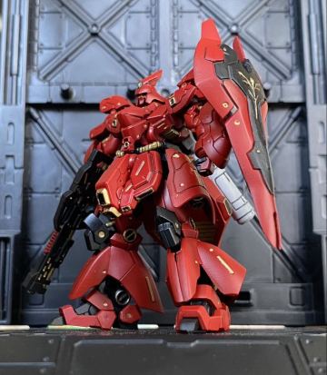 ガンダムアーティファクト第６弾 サザビー 塗装済み完成品 逆襲のシャア MSN-04 シャア 送料無料 全塗装 完成品