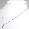 Pt900/Pt850!!【CRESCENT VERT】◆ルビー/天然ダイヤモンドネックレス◆M 約2.6g 約40.0cm ruby diamond necklace ペンダント EB5/ M455