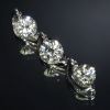 K18WG!!1.00ct!!◆天然ダイヤモンドペンダントトップ◆M 約1.4g diamond ネックレス necklace jewelry ジュエリー イエロー 3連 ED0/ M479