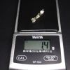 K18WG!!1.00ct!!◆天然ダイヤモンドペンダントトップ◆M 約1.4g diamond ネックレス necklace jewelry ジュエリー イエロー 3連 ED0/ M479