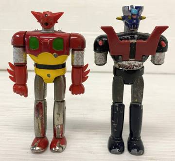 ★☆【1円～】え78 東映 超合金 まとめて 2点セット ゲッターロボ マジンガーZ 当時物 昭和レトロ 玩具☆★