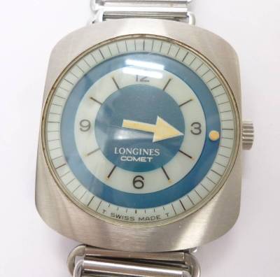 ロンジン　LONGINES　コメット　Ref8475　Cal702　手巻　ミステリーウォッチ　1970S　ミントコンディション　レア品　