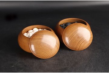 [URA]天然本蛤・那智黒石35号碁石/9-5-60　(検索)骨董/スワブデ/囲碁/将棋/碁笥/娯楽/趣味/碁石/日向産/国産/雪印