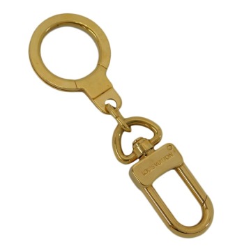 1円■極美品 ルイヴィトン キーリング ゴールド系 メタル アノクレ バッグチャーム LOUIS VUITTON ■E.Bgg.pS-28
