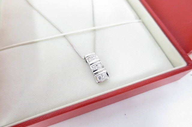  AMBROSE アンブローズ ダイヤペンダント pt850/pt900 ダイヤモンド 0.35ct ペンダントトップ約4.6g/総重量約7.9g 保証書付 3505076011