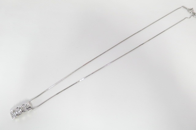  AMBROSE アンブローズ ダイヤペンダント pt850/pt900 ダイヤモンド 0.35ct ペンダントトップ約4.6g/総重量約7.9g 保証書付 3505076011