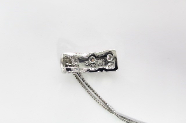  AMBROSE アンブローズ ダイヤペンダント pt850/pt900 ダイヤモンド 0.35ct ペンダントトップ約4.6g/総重量約7.9g 保証書付 3505076011