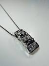 AMBROSE アンブローズ ダイヤペンダント pt850/pt900 ダイヤモンド 0.35ct ペンダントトップ約4.6g/総重量約7.9g 保証書付 3505076011