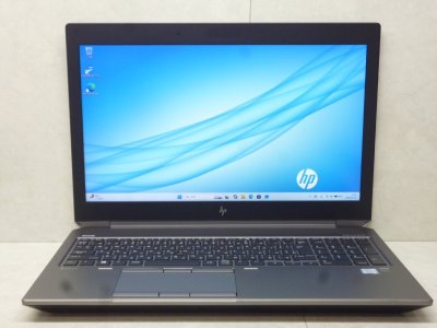 ☆1円☆第9世代☆HP☆ZBook15 G6☆Core i7 2.60GHz/16GB/SSD120GB/高解像度1920&times;1080/Quadro T1000/無線/Bluetooth/カメラ/Office/Win11☆