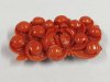 0503L76　本珊瑚　サンゴ 　帯留＆ブローチ　彫刻品　約19.5ｇ