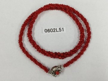 0602L51　本珊瑚　サンゴ 　ネックレス　約13.4ｇ