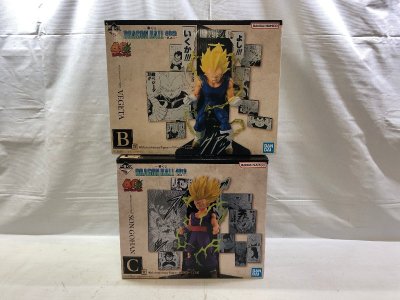 未開封 一番くじ DRAGON BALL 40th ～其之二～ フィギュア 2点まとめ B賞 40th ベジータ/C賞 40th 孫悟飯 ☆良品☆ [322-0519-8T4]