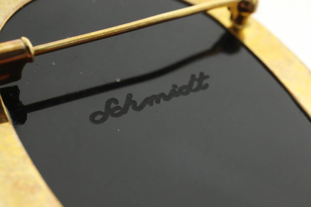  LCIQ8-5-42 Gerhard Schmidt ゲルハルド シュミット カメオ ブローチ ペンダントトップ K18 750 YG アクセサリー 約20g ゴールド 中古