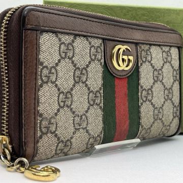 ■最高峰■ GUCCI グッチ 長財布 GGスプリーム オフィディア シェリーライン GGマーモント PVC レザー 本革 メンズ レディース 男女兼用