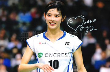 ☆SALE☆ 田口真彩 直筆サインフォト バトミントン