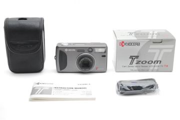 動作確認済　KYOCERA T-zoom Yashica T4 フィルムカメラ 元箱付き