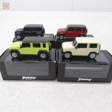 スズキ ディーラー特注 1/43 ジムニー Jimny/5ドア/ノマド プルバックカー アイボリー ブルー レッド イエロー 計4点セット【10