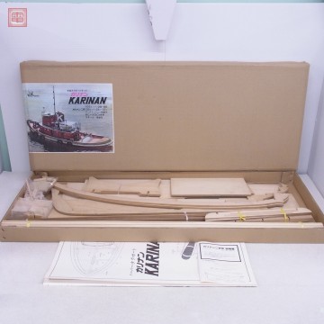 未組立 小島モデル 木造タグボートキット カリナン二世 船体キット KARINAN 船長125cm RC ラジコン デッドストック【SJ