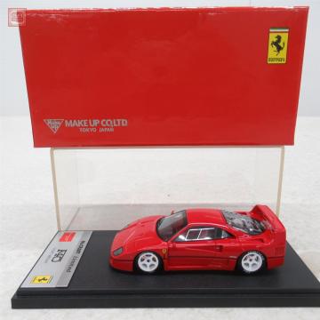 メイクアップ アイドロン 1/43 Mr.Craft特注 フェラーリ F40 ライトウェイト レッド ホワイトホイール【10